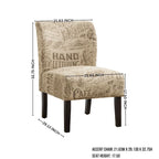 Fauteuil d'appoint sans accoudoirs type « Slipper », 1 personne, 10 couleurs