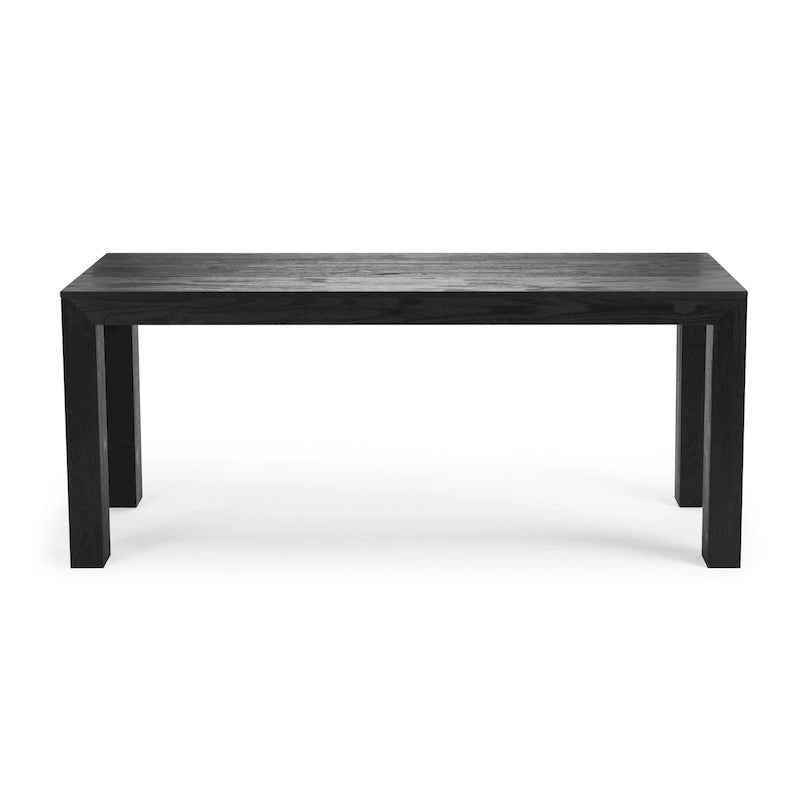 Table à manger rectangulaire en pin massif brossé, 5 couleurs, 183 cm, 6 personnes