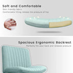 Chaise de bureau sans roulettes BOSSIN Criss Cross, rembourrée en tissu, pivotante moderne, sans accoudoirs