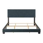 Cadre de Lit King Rembourré Moderne 4 Couleurs avec Tête de Lit Capitonnée pour 2