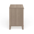 Table de chevet transitionnelle en MDF 4 couleurs avec 1 tiroir et 2 étagères