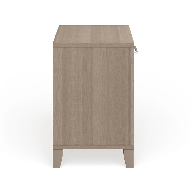 Table de chevet transitionnelle en MDF 4 couleurs avec 1 tiroir et 2 étagères