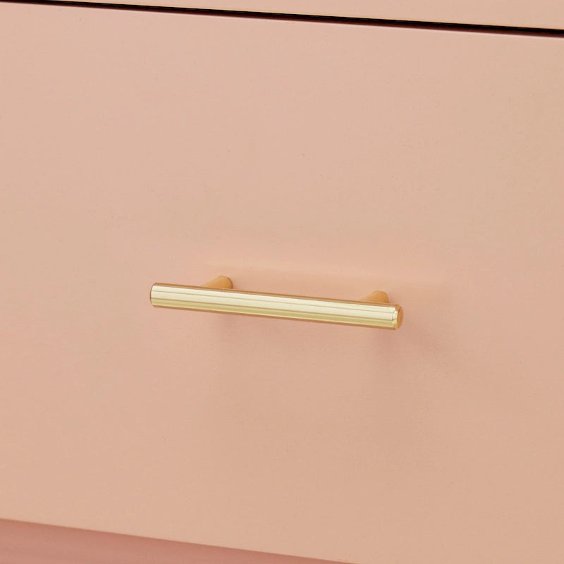 Bureau à 2 tiroirs de style moderne du milieu du siècle, 5 couleurs, avec pieds en pin massif pour 1