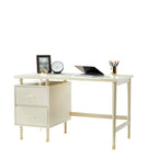 Bureau à 2 tiroirs de style moderne du milieu du siècle, 5 couleurs, avec pieds en pin massif pour 1