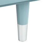 Bureau à 2 tiroirs de style moderne du milieu du siècle, 5 couleurs, avec pieds en pin massif pour 1