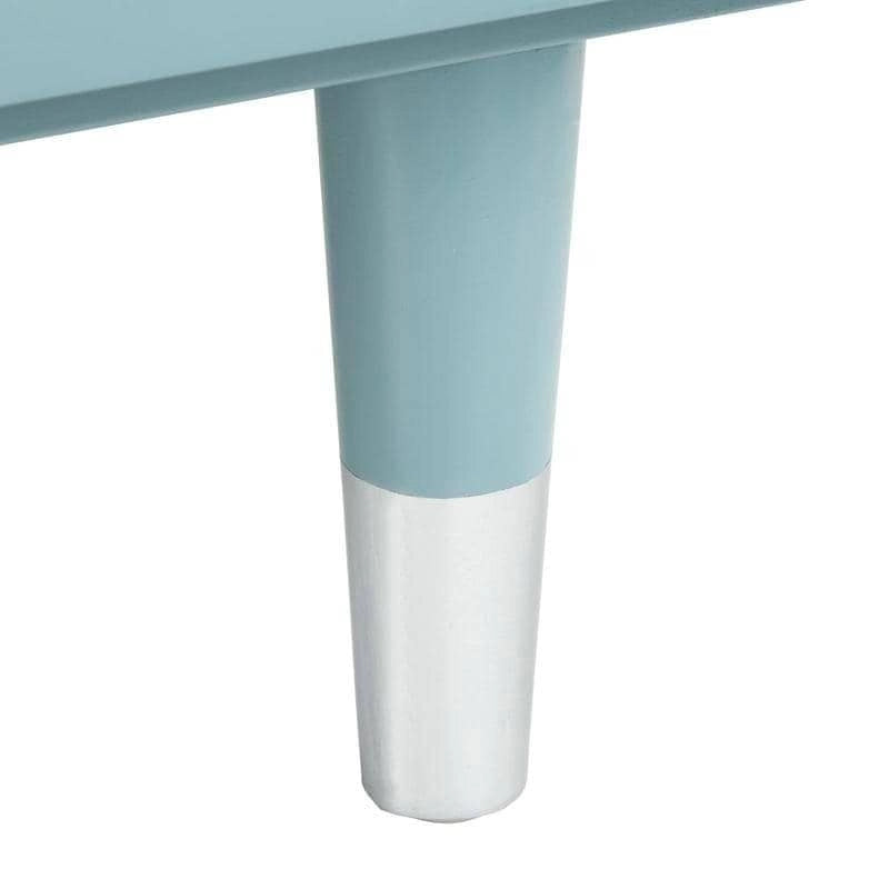 Bureau à 2 tiroirs de style moderne du milieu du siècle, 5 couleurs, avec pieds en pin massif pour 1