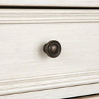 Buffet de ferme, blanc antique/bleu/gris anthracite, 2 personnes