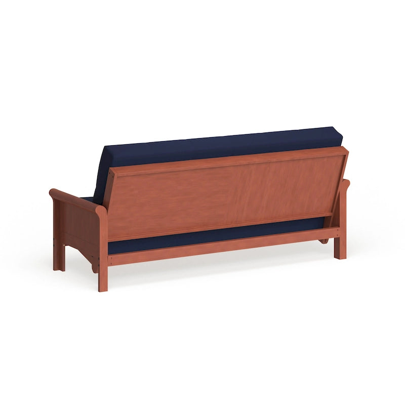 Matelas futon en sergé touffeté multicolore de 22,86 cm, double/grand/très grand, 2 personnes
