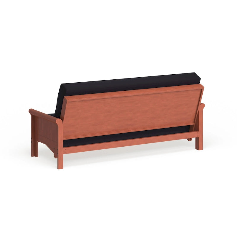 Matelas futon en sergé touffeté multicolore de 22,86 cm, double/grand/très grand, 2 personnes