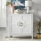 Console avec étagère indigo/noir/blanc/rose magenta/vert jade