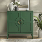 Console avec étagère indigo/noir/blanc/rose magenta/vert jade