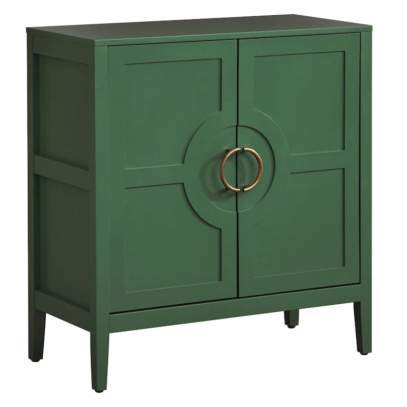 Console avec étagère indigo/noir/blanc/rose magenta/vert jade