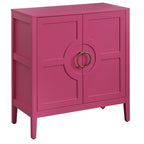 Console avec étagère indigo/noir/blanc/rose magenta/vert jade