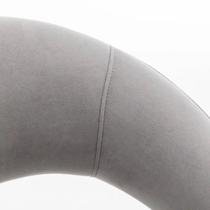 Lot de 6 chaises de salle à manger en velours vert/beige/gris/noir/bleu marine à dossier ouvert, pour 6 personnes