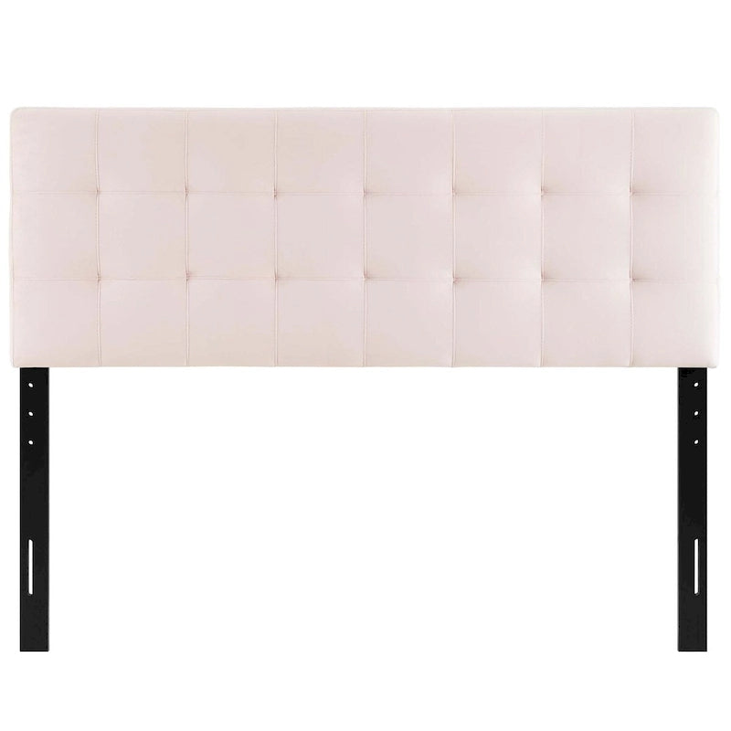 Tête de lit capitonnée en velours rose/gris/bleu clair/blanc/bleu marine, 1 personne