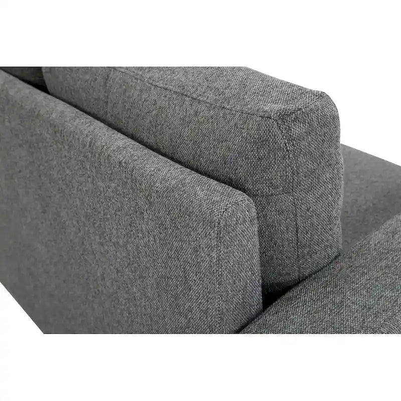 Ensemble canapé et causeuse 2 pièces de style moderne du milieu du siècle, 4 couleurs, avec coussins réversibles pour 3 personnes et plus