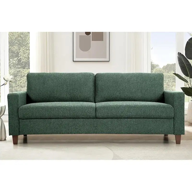 Ensemble canapé et causeuse 2 pièces de style moderne du milieu du siècle, 4 couleurs, avec coussins réversibles pour 3 personnes et plus