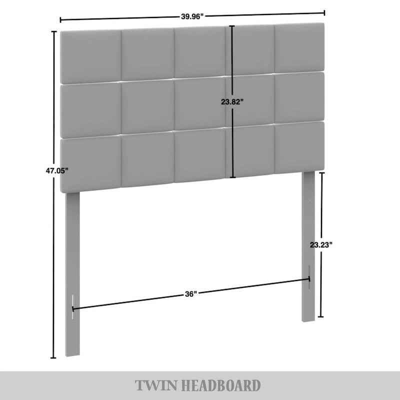 Tête de lit capitonnée en velours à point carré 4 couleurs | Lit simple/double/Queen/King